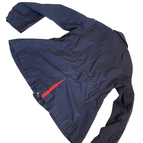 Tommy Hilfiger Full Zip Field Style Utility Chore Jacket Size Small Navy Blue - Picture 4 of 9